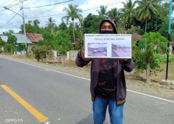 Pemuda Biontong Galang Dana Bantu Korban Banjir Bolsel