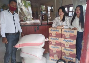 Koperasi Karya Usaha Unit Molibagu Salurkan Bantuan Banjir Melalui IKA PMII Bolsel