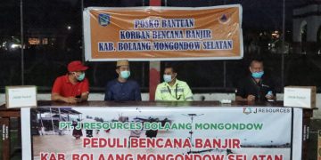 JRBM Peduli, Bantu Warga Bolsel Terkena Dampak Banjir