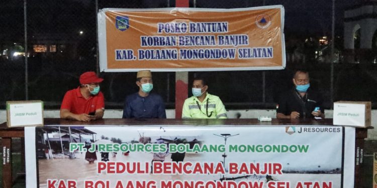 JRBM Peduli, Bantu Warga Bolsel Terkena Dampak Banjir