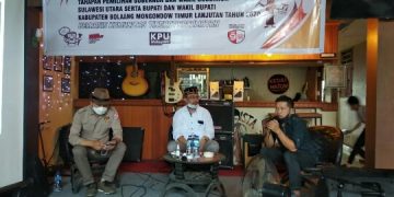 Libatkan Jurnalis, KPU Boltim Sosialisasi Tahapan Pilkada 2020