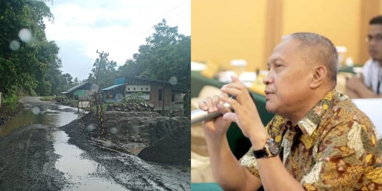 Jalan Rusak Desa Sompiro, Aleg Bolmut Sorot Dinas PU Bolmut