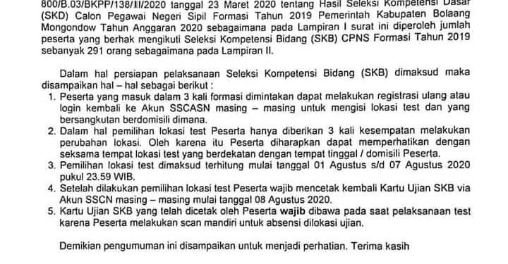 BKPP Bolmong Keluarkan SE Pelaksanaan SKB