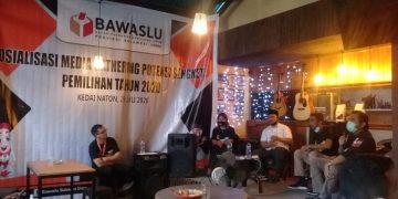 Bawaslu Provinsi Sulut Gelar Sosialisasi Potensi Sengketa Dengan Pewarta Boltim