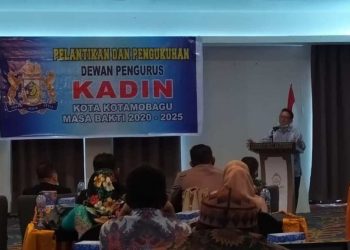 Pengurus KADIN Kotamobagu Dilantik, Nayodo Sampiakan Pesan Ini