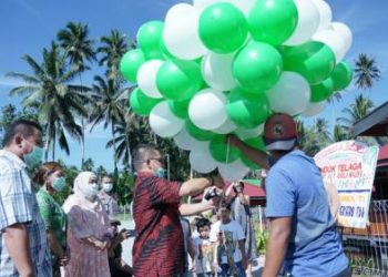 Nayodo Resmikan Restoran Pondok Kelapa di Desa Bungko
