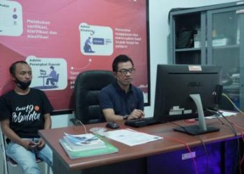 Dilaksanakan Secara Virtual, Diskominfo Kotamobagu Ikut Webinar Digital Journalism Workshop