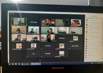 Pimpinan Bawaslu Sulut Hadiri Pembahasan Kerawanan Pemilu di Tengah Pandemi Lewat Daring