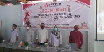 Cegah Potensi Pelanggaran Pilgub 2020, Bawaslu Sulut Sosialisasi di Bolmong
