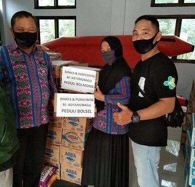 Dinkes Kotamobagu Salurkan Bantuan Kepada Warga Bolsel dan Bolmong