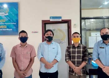 Terkait WNA, Tiga Pimpinan Bawaslu Boltim Sambangi Kantor Imigrasi Kotamobagu