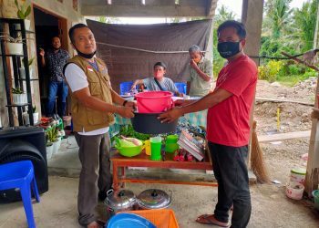 BPBD Bolmong Kembali Salurkan Bantuan ke Warga Terdampak Banjir dan Tanah Longsor