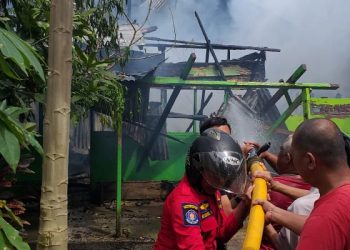 Satu Unit Rumah Milik ASN Bolmong di Kotamobagu Dilahap si Jago Merah