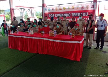 Bupati Bolsel Terima Bantuan Bencana Dari Pemkot Kotamobagu