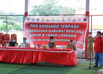 Dikomandoi Nayodo, Pemkot Salurkan Bantuan Kepada Korban Banjir di Bolsel
