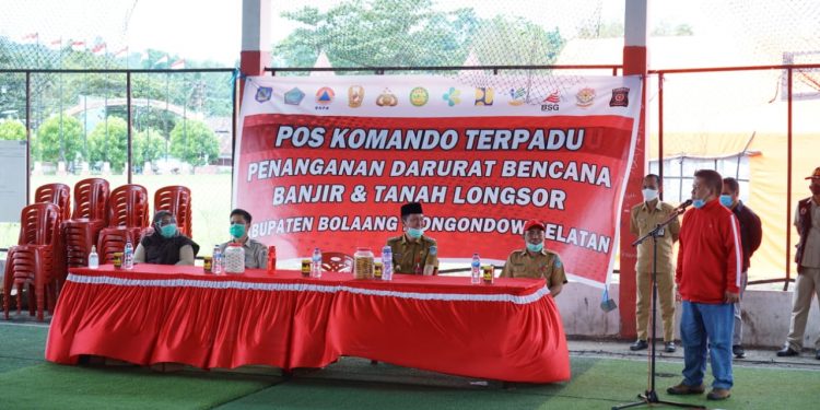 Dikomandoi Nayodo, Pemkot Salurkan Bantuan Kepada Korban Banjir di Bolsel