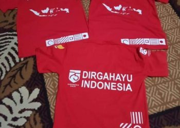 Memasuki HUT RI ke-75, Orderan Safa Sablon Meningkat