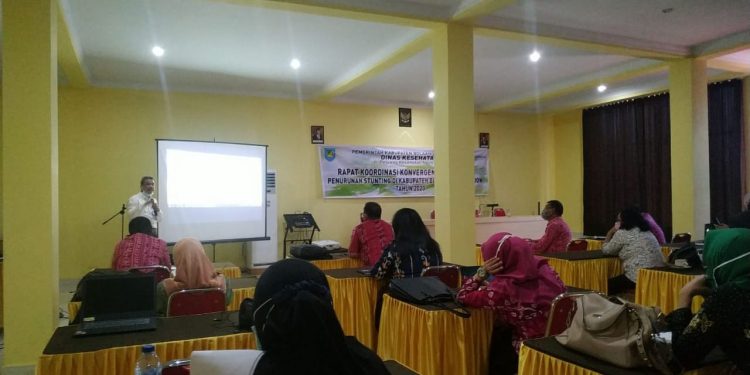 Rakor Konvergensi Penurunan Stunting di Bolmong Tahun 2020 Digelar