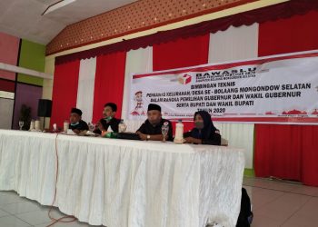 Bawaslu Beri Penguatan Kepada 81 PKD Bolsel 