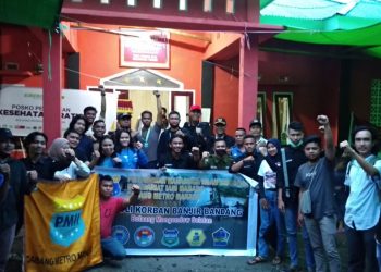 PW IKA PMII Sulut Hadirkan Pentas Seni Untuk Hibur Korban Banjir Bolsel