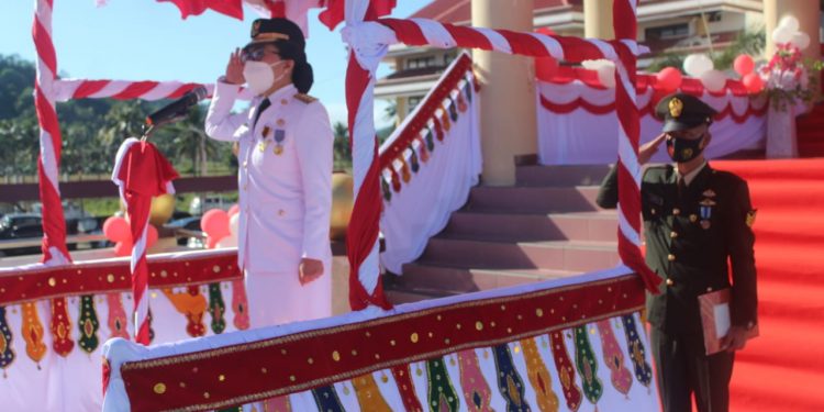 Yasti Pimpin Upacara HUT Kemerdekaan RI ke 75