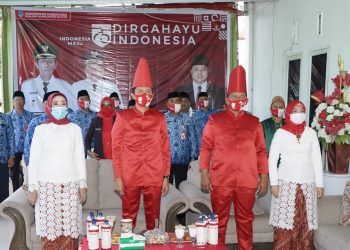 Terapkan Protokol Covid-19, Bolsel Gelar Upacara Kemerdekaan RI ke-75