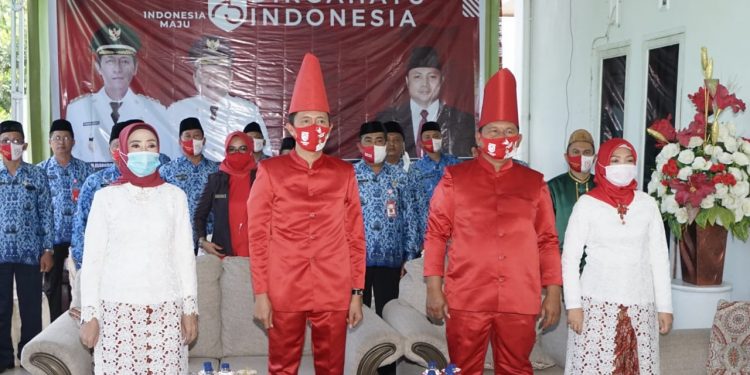 Terapkan Protokol Covid-19, Bolsel Gelar Upacara Kemerdekaan RI ke-75