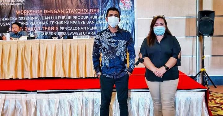 KPU Bolsel Ikuti Workshop Deseminasi dan Uji Publik Produk Hukum Sebagai Pedoman Teknis Kampanye Serta Dana Kampanye