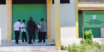 Komisi II DPRD Bolmut Tinjau Aset Daerah Desa Tombulang