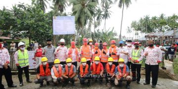 Program Kotaku Dimulai, Bupati Bolsel Letakan Batu Pertama