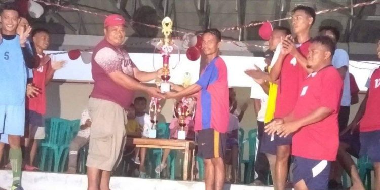 Turnamen Sepak Bola Desa Biontong Satu Sukses Digelar