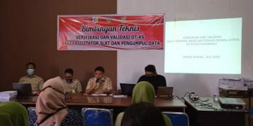 Dinsos Kotamobagu Matangkan Data dan Verifikasi DTSK