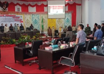 DPRD Kotamobagu Gelar Paripurna Penetapan Ranperda Pertanggungjawaban APBD 2019