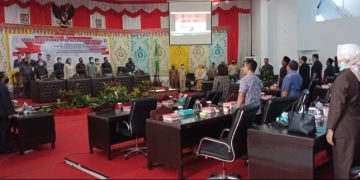 DPRD Kotamobagu Gelar Paripurna Penetapan Ranperda Pertanggungjawaban APBD 2019