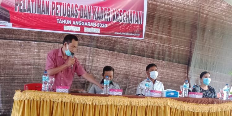 Setelah UKM, Hari Ini Pemerintah Imandi Kembali Gelar Pelatihan Petugas dan Kader Kesehatan