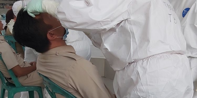KERT, 89 ASN Pemkot Kotamobagu di Swab Test