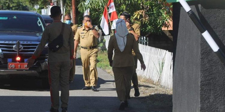 Retribusi Masuk di Kawasan Pantai Batu Pinagut Mulai Diberlakukan