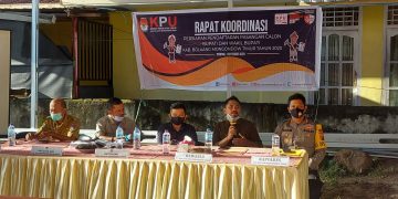 Bawaslu Ikut Rakor Bersama KPU Terkait Pendaftaran Calon Bupati dan Wakil Bupati Boltim