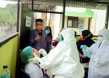Nakes Puskesmas di Kotamobagu Jalani Swab Test