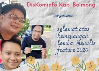 Arter Rompis Juara 1 Lomba Menulis Feature Diskominfo Bolmong