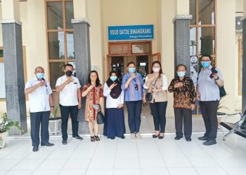 Tim Assesment Eliminasi Malaria Kemenkes RI Kunjungi Dinkes dan RSUD Bolmong