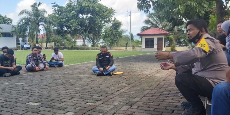 Kapolres Kotamobagu : Wajib Pake Masker, Jaga Jarak dan Rajin Cuci Tangan