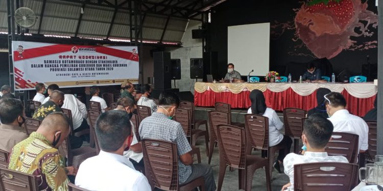 Bawaslu Kotamobagu Gelar Rakor Dengan Stakeholder Terkait Pilgub Sulut 2020