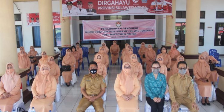 Dharma Wanita Persatuan Bolmong Masa Bakti 2019-2024 Dikukuhkan
