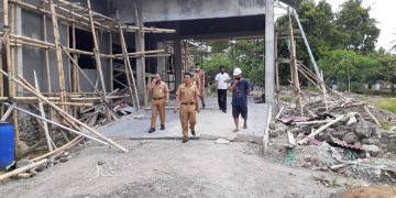 Tahlis Tinjau Langsung Pembangunan Kantor SKPD Pemkab Bolmong