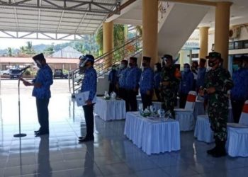 Pemkab Bolmong Ikuti Upacara HUT Provinsi Sulut Secara Virtual