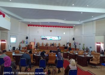 DPRD Bolmut gelar Paripurna Pembahasan KUA-PPAS Tahun Anggaran 2020
