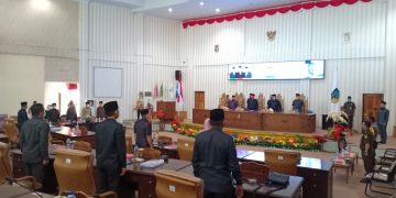 DPRD Bolmut Gelar Paripurna Penyampaian Ranperda tentang RAPBD-P Tahun Anggaran 2020