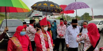 Pejabat Sementara Praseno Hadi Disambut Adat di Kabupaten Bolsel