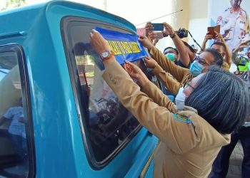 Yasti Pimpin Gerakan Sejuta Masker di Bolmong
